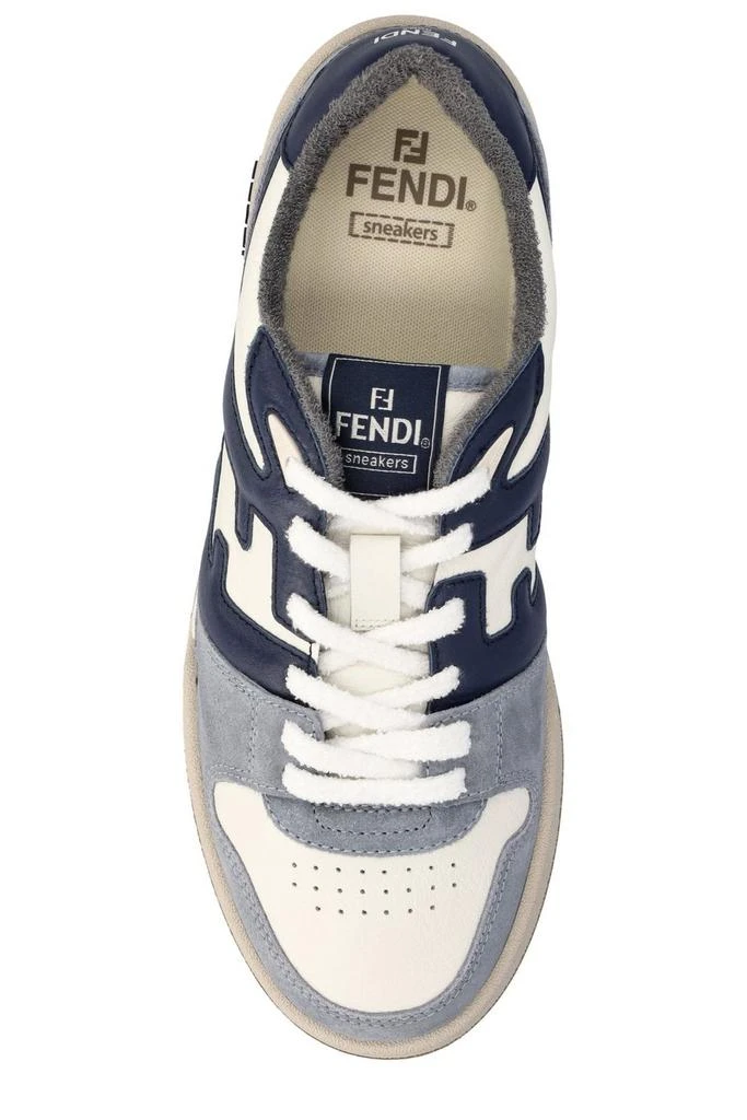 Fendi Fendi Panelled Low-Top Sneakers 4