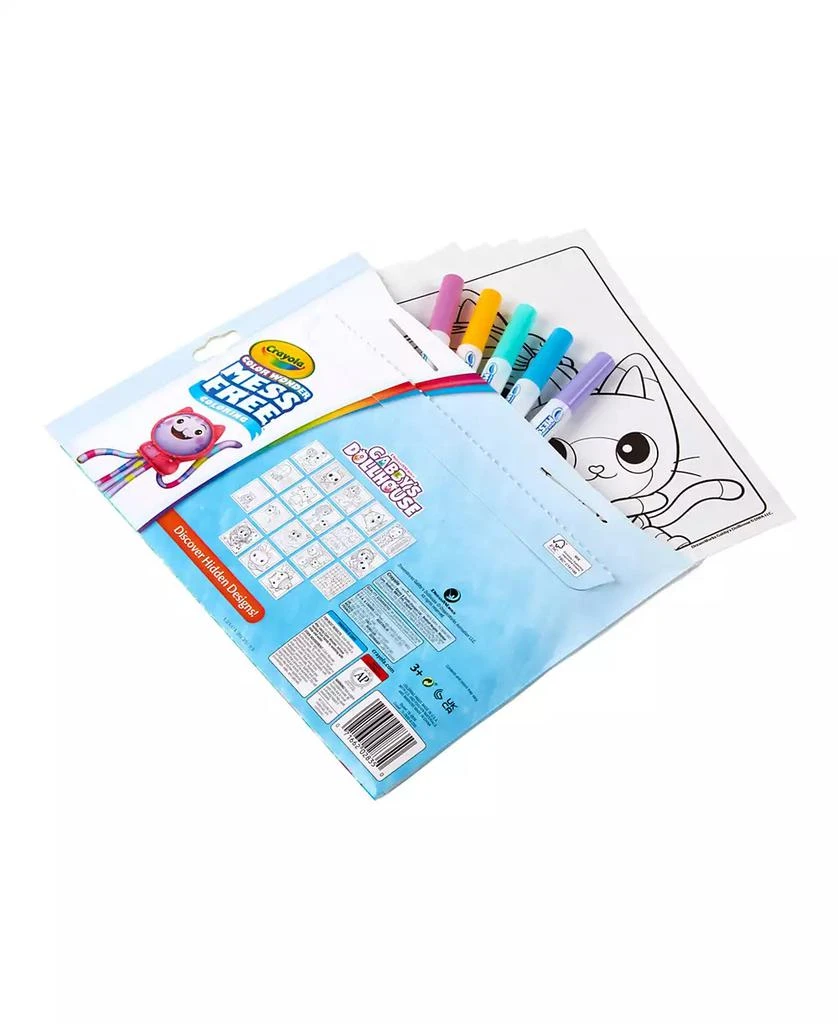 Crayola Color Wonder Gabby's Dollhouse Coloring Pad and Markers, Pack of 2 5