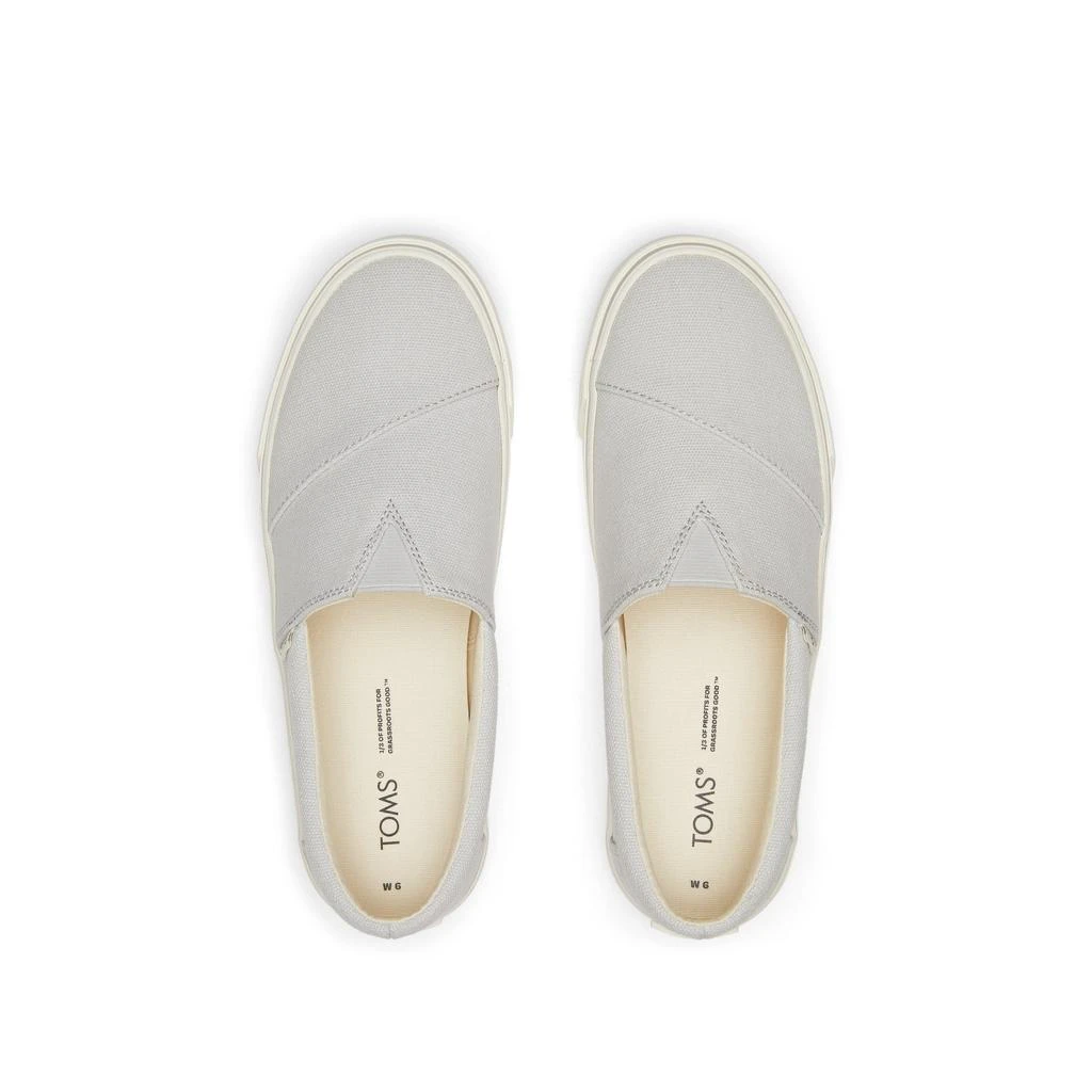 TOMS Shoes Fenix Grey Sneaker with Custom Rubber Outsole 5