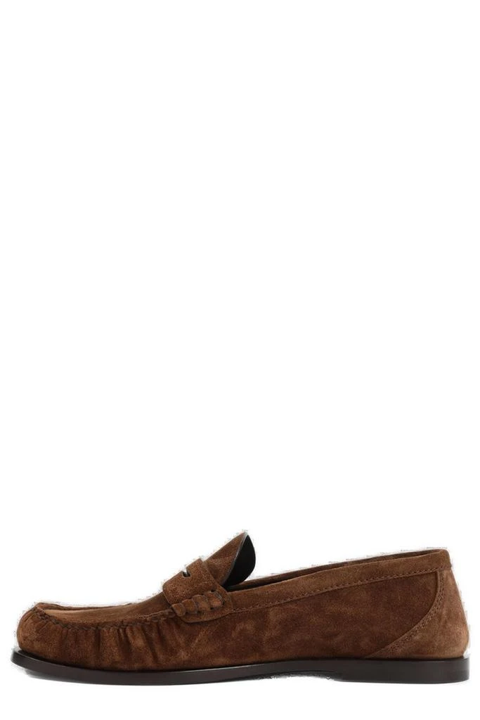 Yves Saint Laurent Saint Laurent Laurent Logo Plaque Slip-On Loafers 2