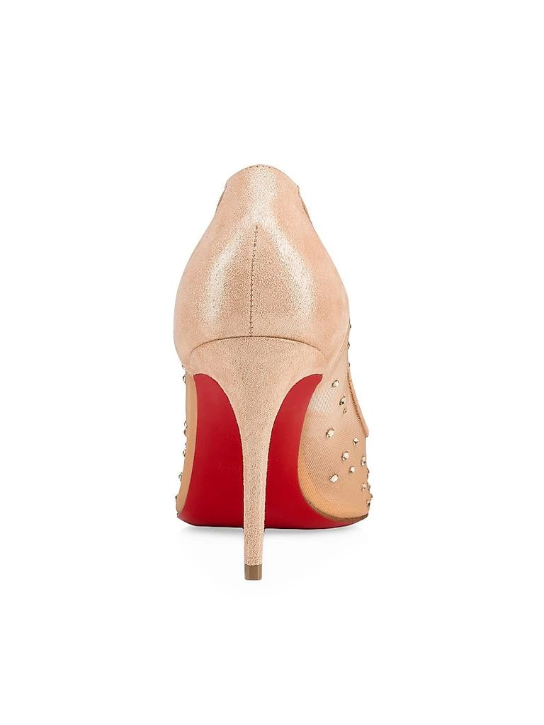Christian Louboutin Follies Strass 85MM Mesh Pumps 3