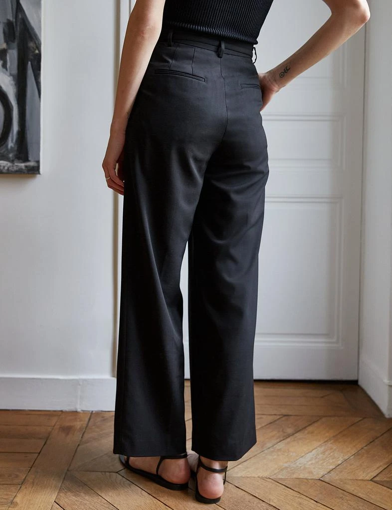 Pixie Market Zoe Belted Pants in Black-BESTSELLER 7