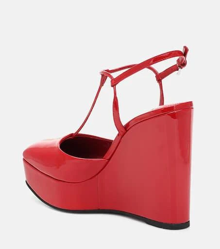 Prada Patent leather wedge pumps 3