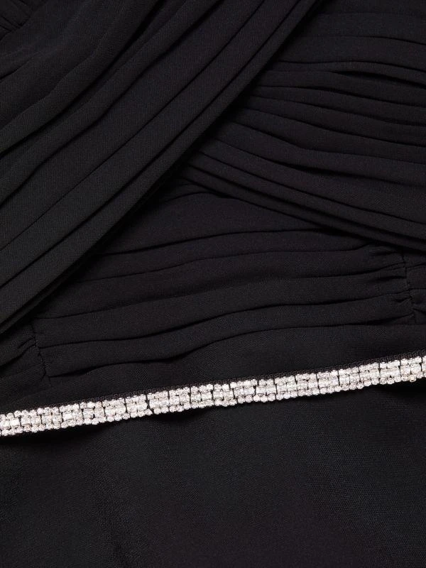 Self Portrait Embellished Belt Off-the-Shoulder Midi-Dress 4