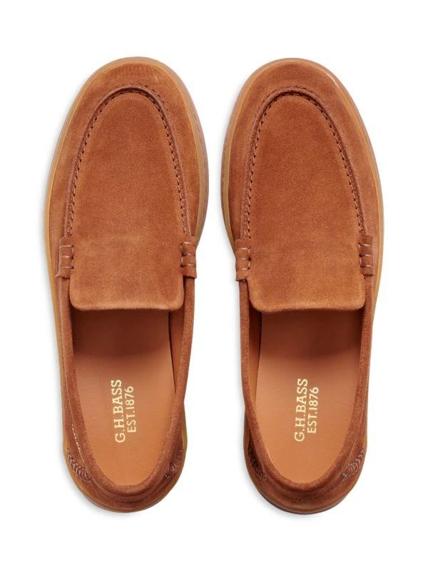 G.H. Bass Gum Sole Low Top Loafers 6