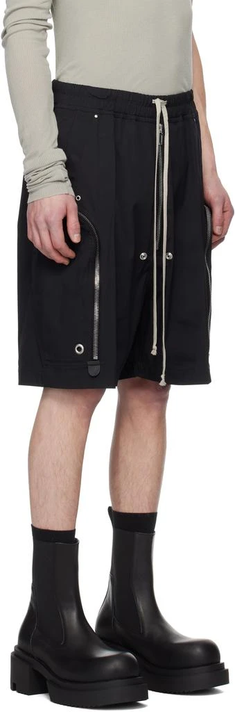 Rick Owens Black Hollywood Heavy Bauhaus Bela Shorts 2