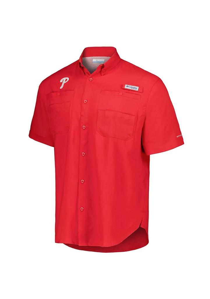 Columbia MLB Philadelphia Phillies Tamiami Omni-Shade Button-Down Shirt 2
