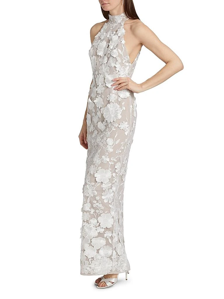 BRONX AND BANCO Jasmine Halterneck Gown 4