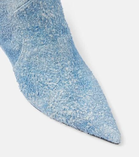 Paris Texas Paloma 95 denim knee-high boots 5