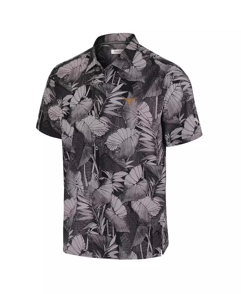 Tommy Bahama Men's Black Texas Longhorns Coast Nuevo Fronds Camp Button-Up Shirt