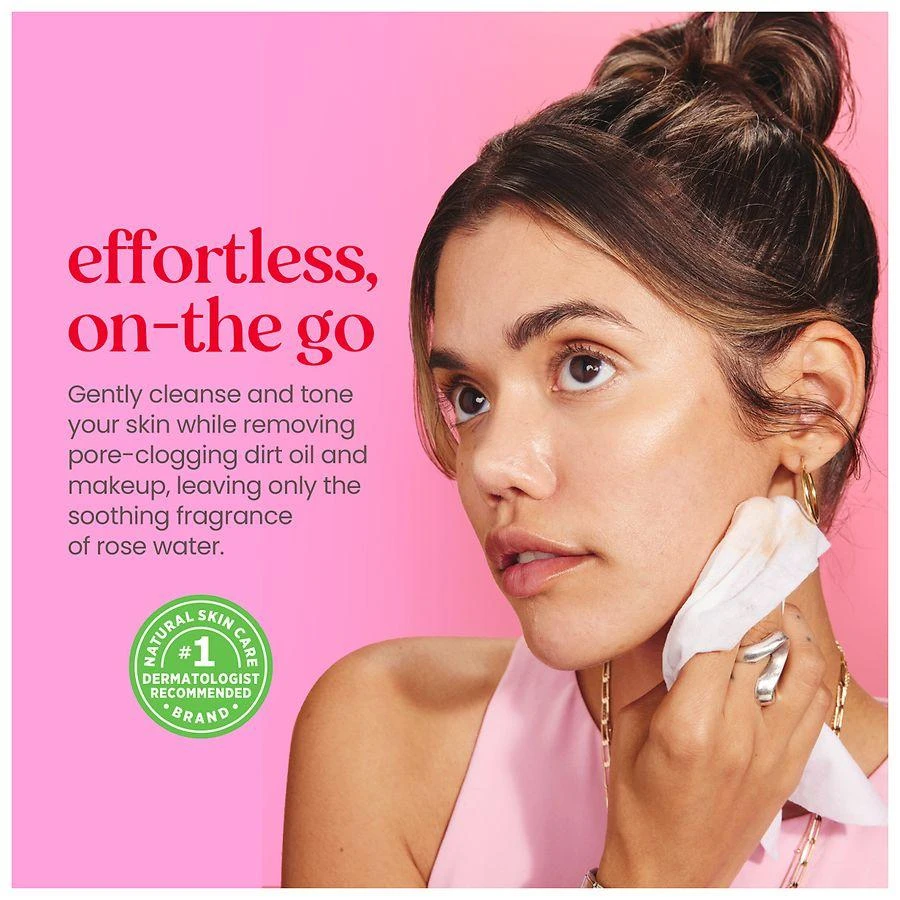 Burt's Bees Micellar Facial Towelettes Rose Water 7