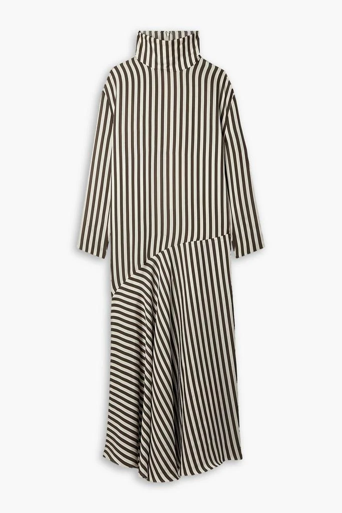 Khaite Bellamy striped woven maxi dress 1