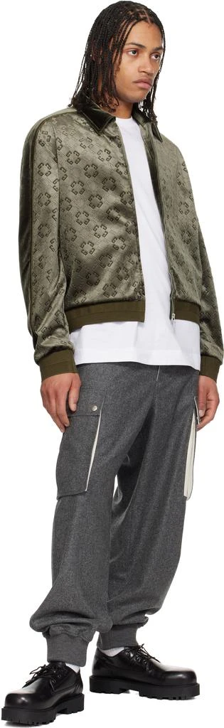 Givenchy Gray Wool Cargo Pants 4