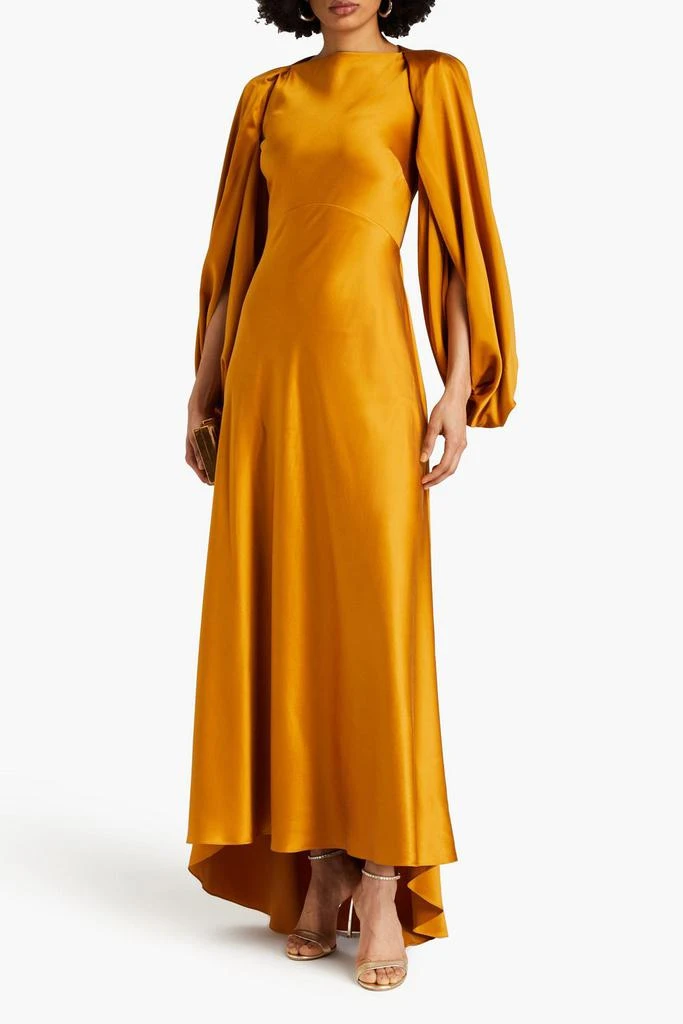 ROKSANDA Washed-silk maxi dress 2