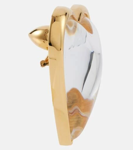 Alaïa Le Cœur Bombe heart-shaped earrings 2