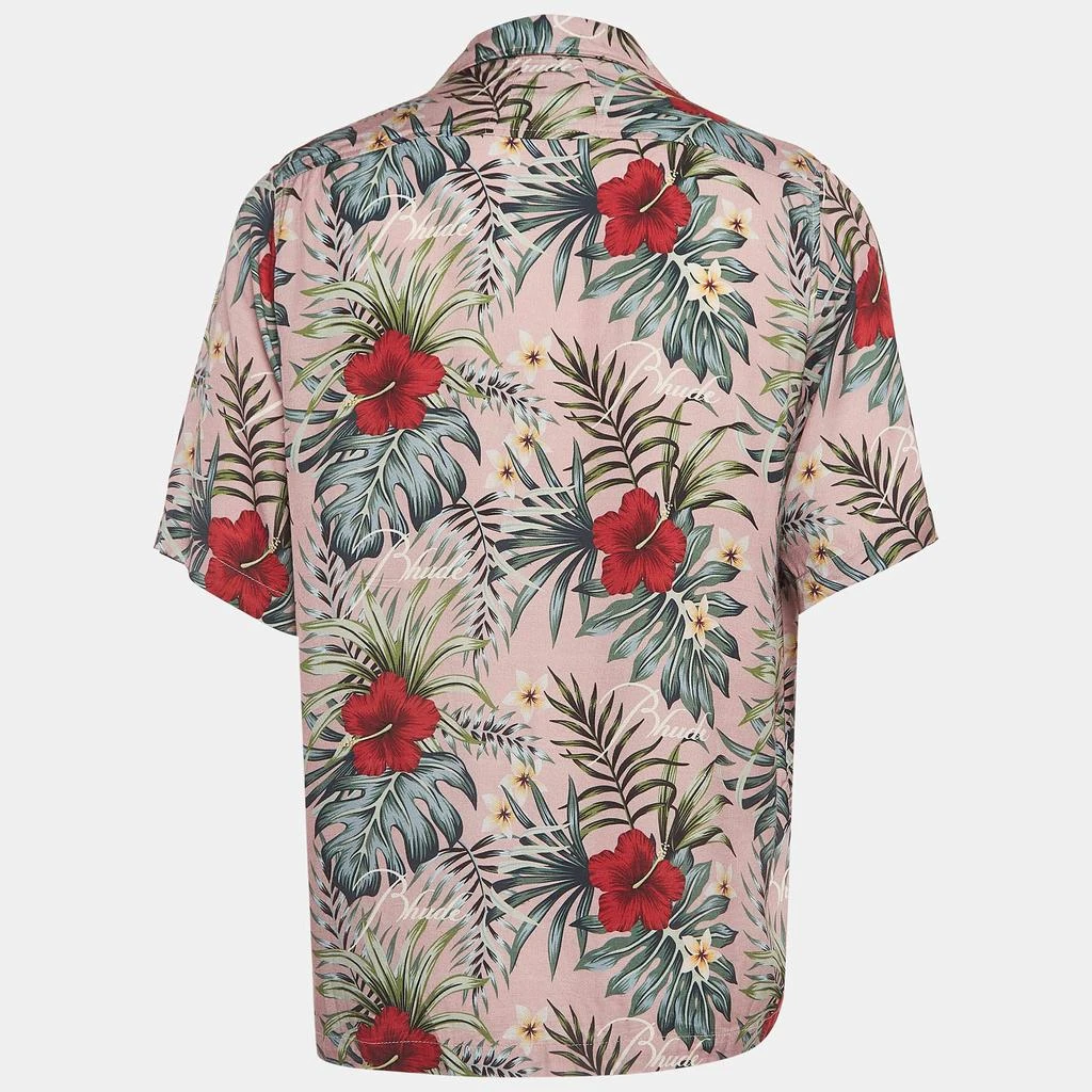 Rhude Rhude Pink Tropical Print Hawaiian Shirt L 2