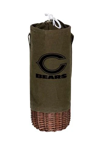 Heritage NFL Chicago Bears Malbec Insulated Canvas and Willow Wine Bottle Basket