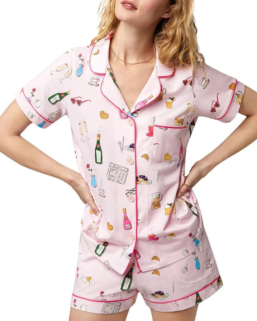 BedHead Pajamas Let's Do Brunch Short Pajama Set 5