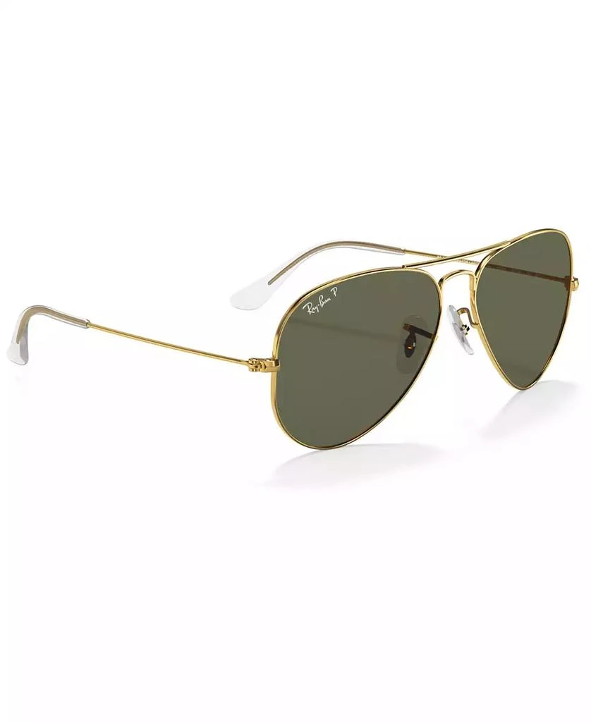 Ray-Ban Unisex Polarized Sunglasses, RB3025 AVIATOR CLASSIC 4
