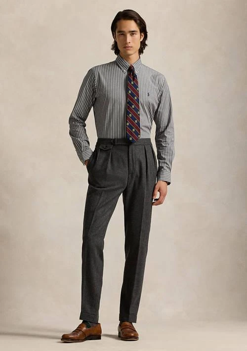 Ralph Lauren Ralph Lauren Classic Fit Striped Stretch Poplin Shirt 4