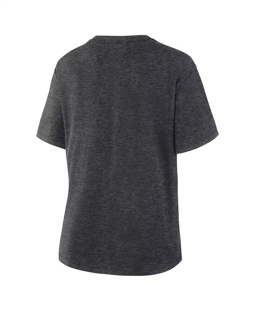 Fanatics Women's Heather Charcoal Edmonton Oilers 2025 NHL Western Conference Champions Locker Room T-Shirt 3