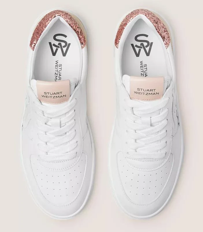 Stuart Weitzman SW COURTSIDE MONOGRAM SNEAKER 5