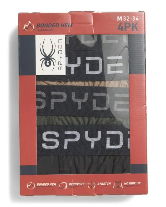 Spyder 4pk Boxer Briefs 3