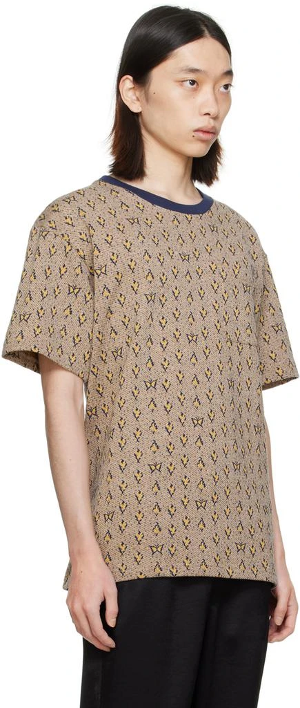 Needles Yellow Papillon & Floral T-Shirt 2