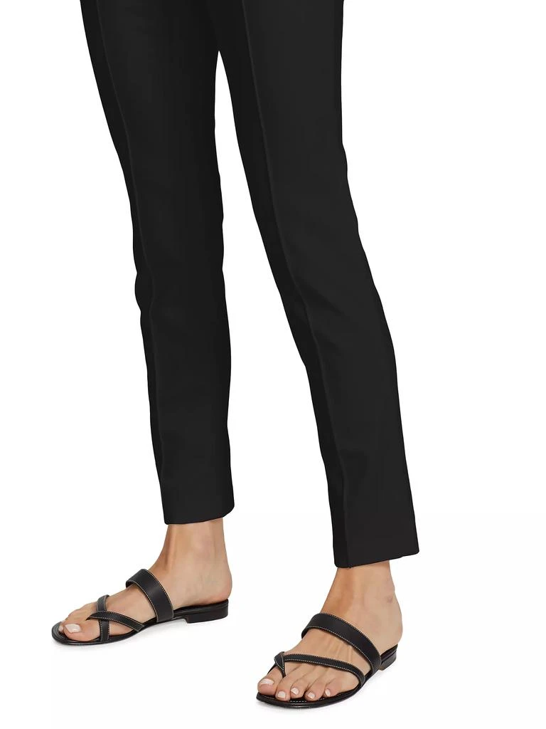 Rosetta Getty Pull-On Cropped Slim Pants 6