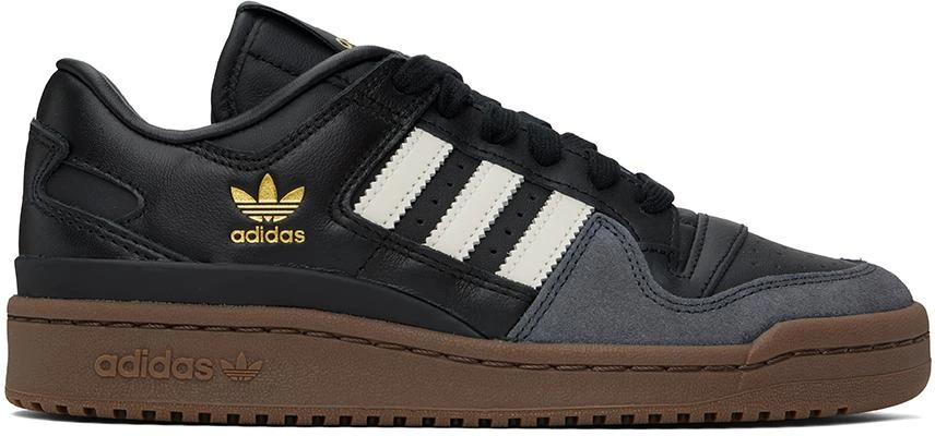 Adidas Black Forum 84 Low CL Sneakers 1