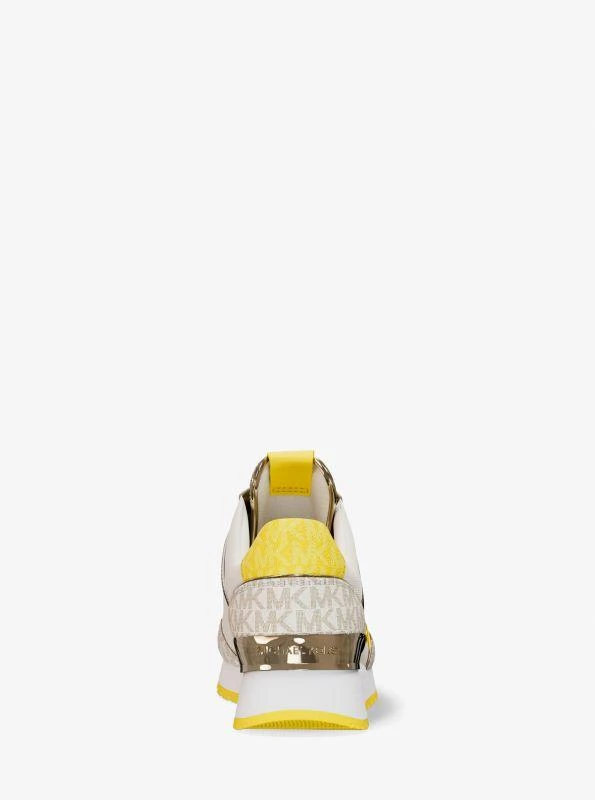 michael_kors Maddy Two-Tone Logo Trainer 4