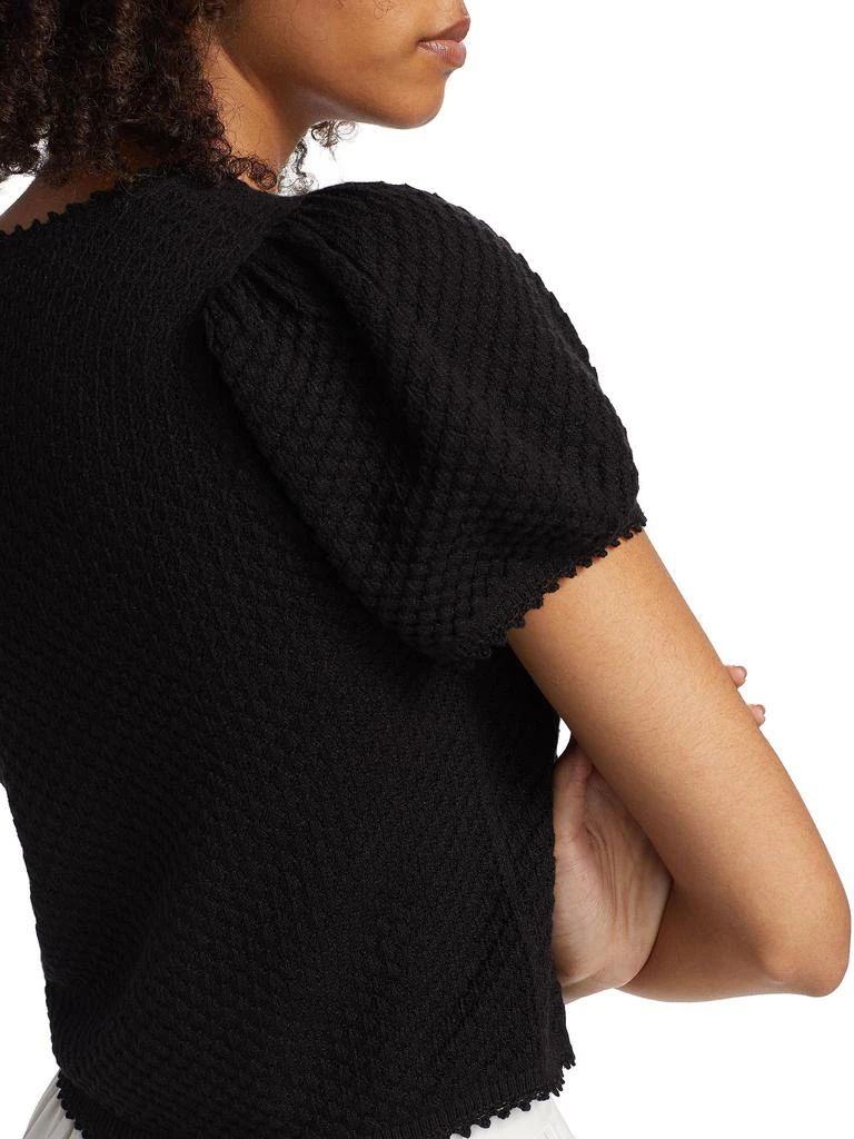 DÔEN Carena Cotton-Silk Pointelle Top 4