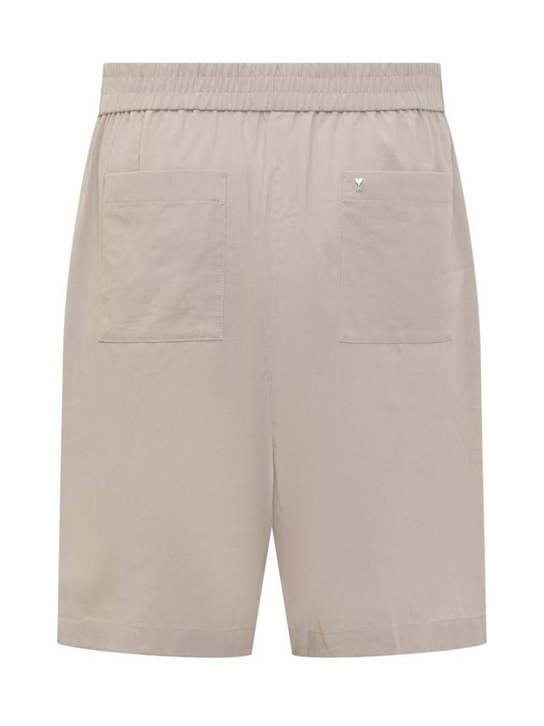 Ami Paris Ami Paris Cotton Bermuda Shorts With Logo