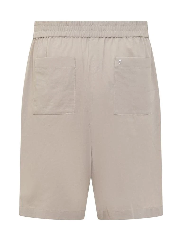 Ami Paris Ami Paris Cotton Bermuda Shorts With Logo 2