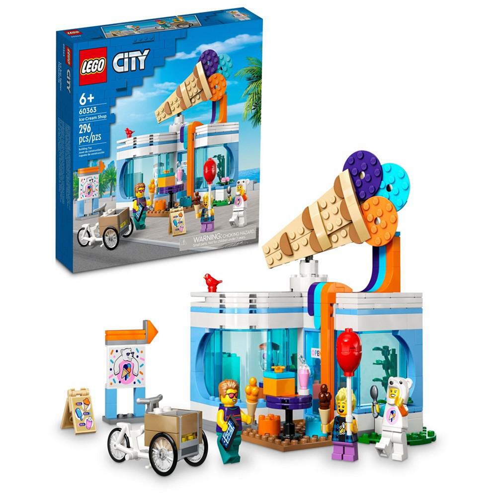 LEGO® City 60363 Toy Ice Cream Shop Building Set with Minifigures