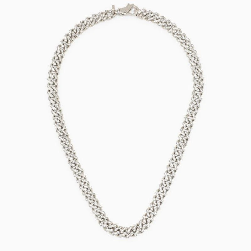 Emanuele Bicocchi Men's 925 Chain Necklace With Crystals 1