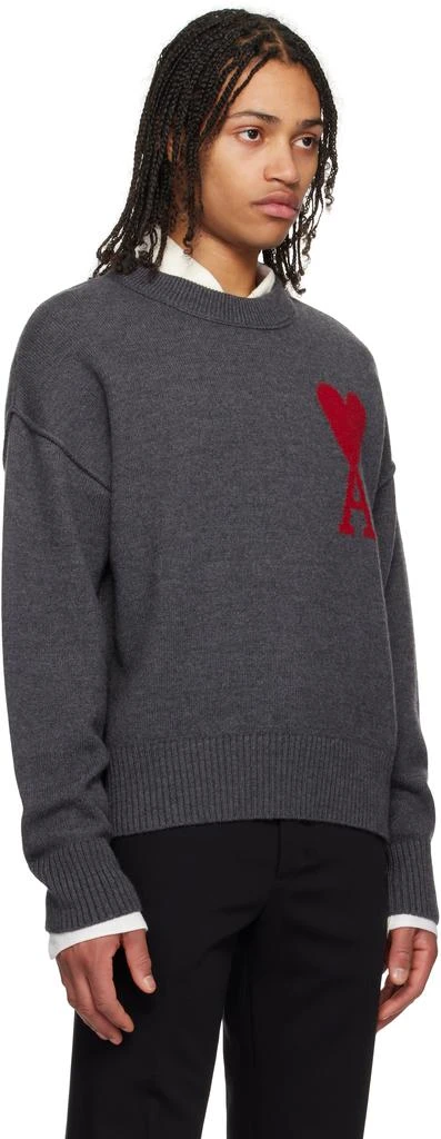 AMI Gray Ami de Coeur Sweater 2