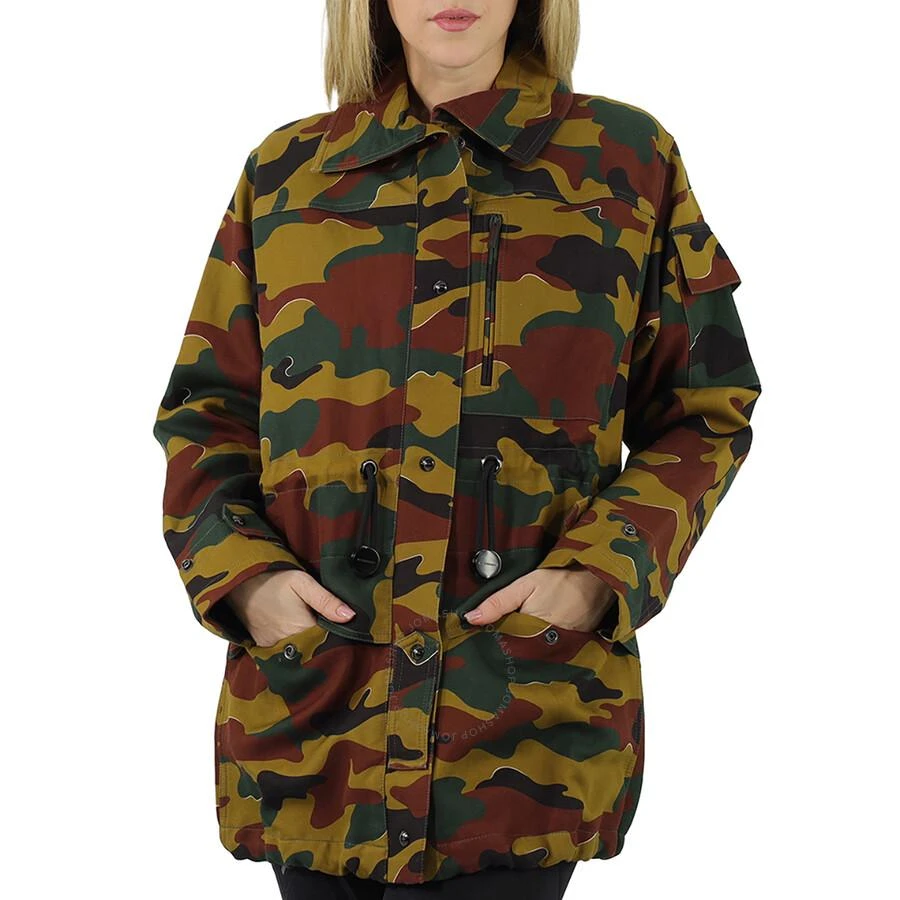 Burberry Ladies Boyfriend Fit Camouflage Print Jacket 1
