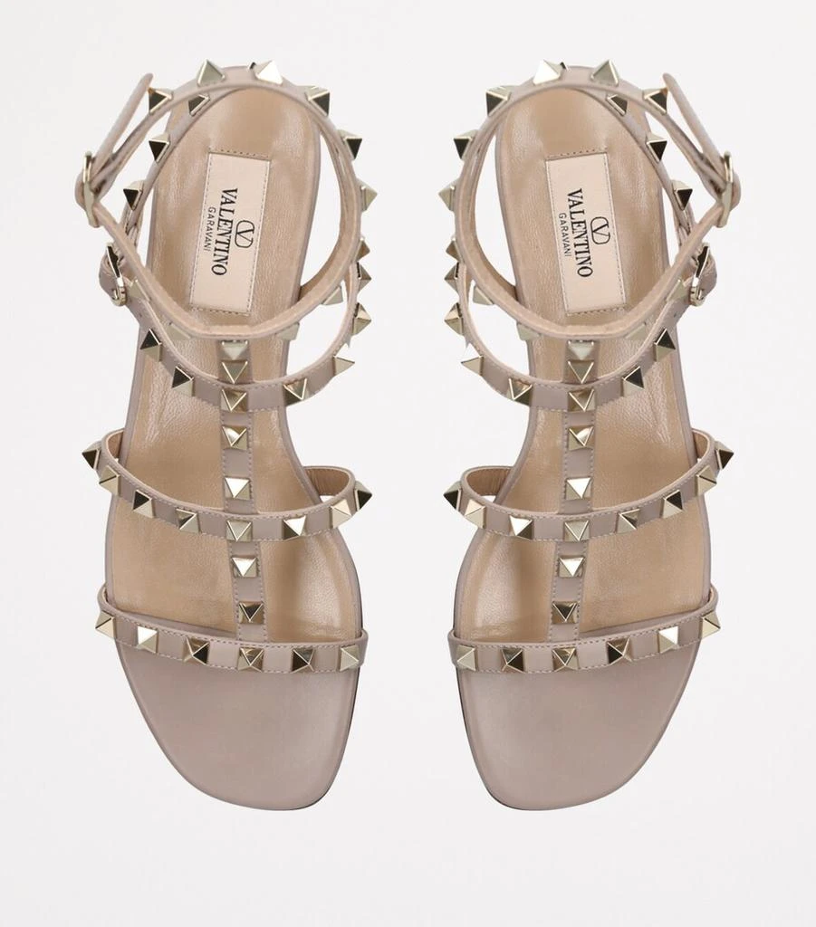 Valentino Leather Rockstud Gladiator Sandals 6