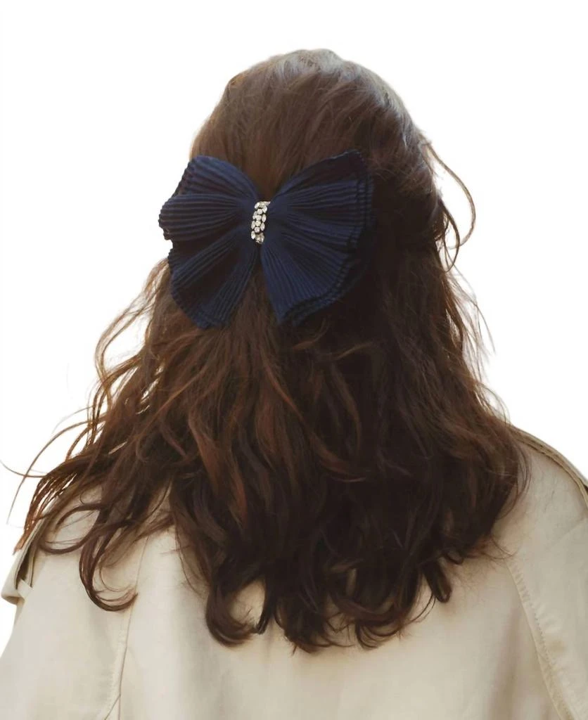 NEW MIGNONNE GAVIGAN houston bow in navy Amazon.com : 3 Inch Grosgrain Bow for Little Girls- Set of 2  main image 4