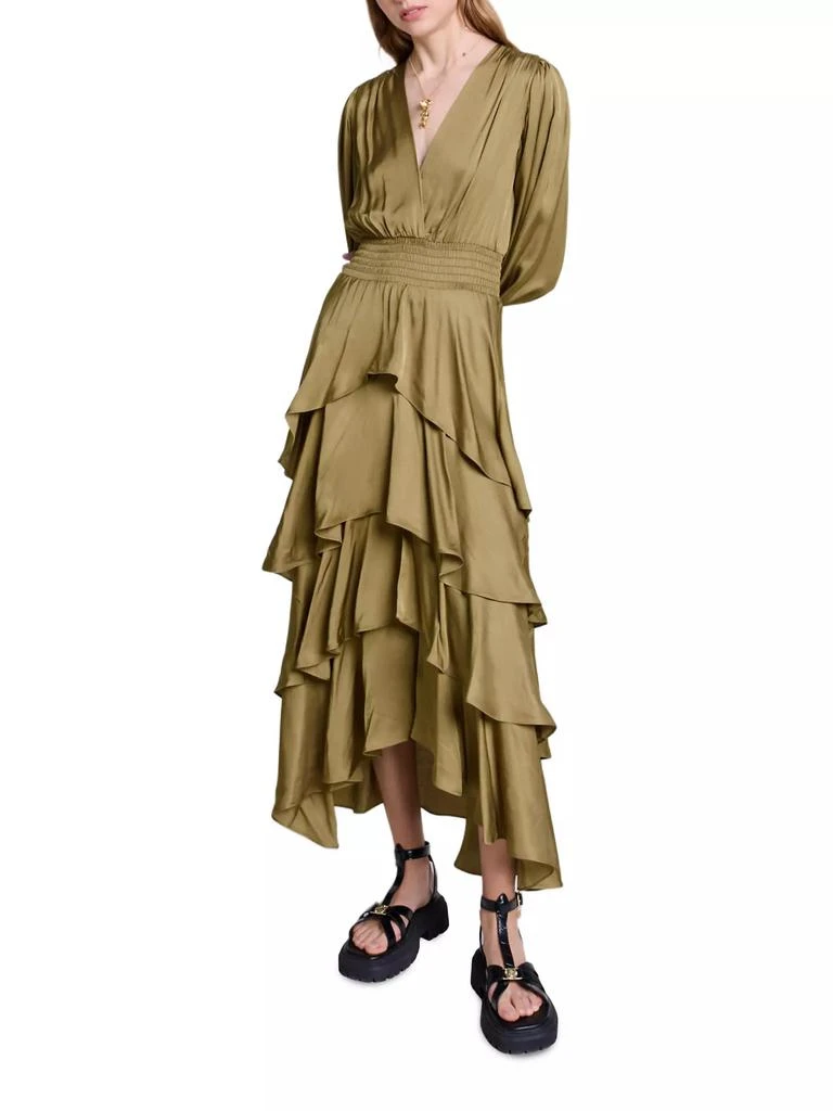Maje Tiered Maxi Dress 2