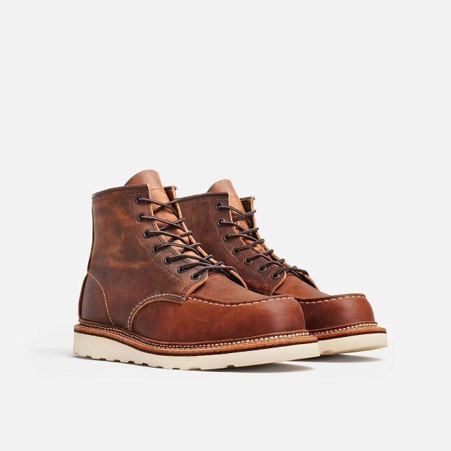 Red Wing Red Wing Classic 1907 Men's Copper Rough & Tougs Leather Moc Toe 6" Boots