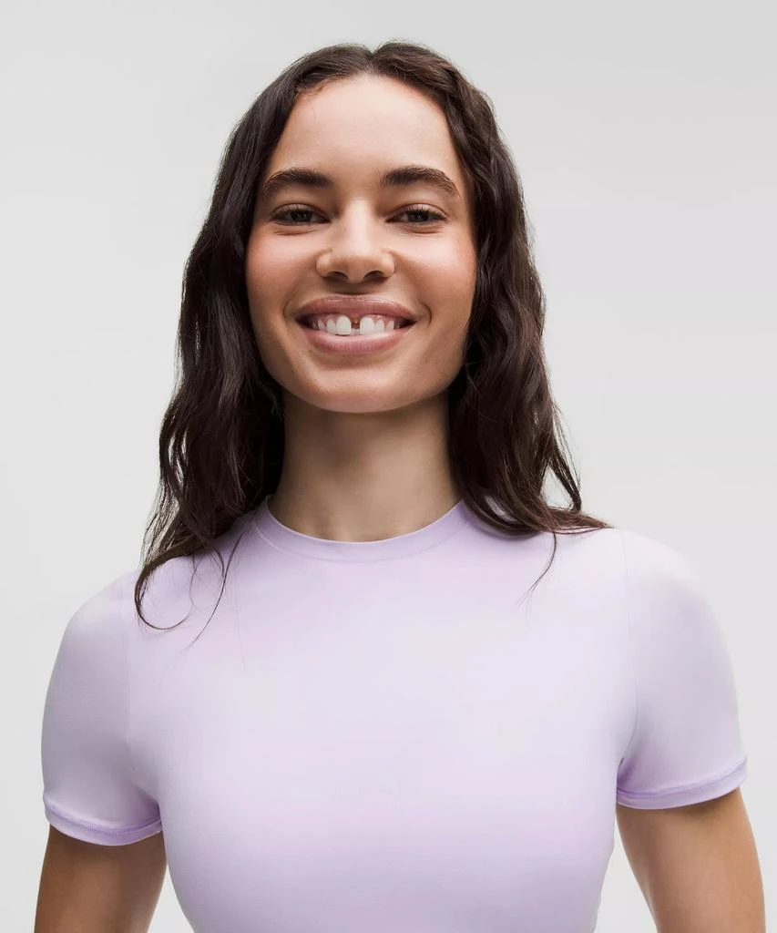 Lululemon Wundermost Ultra-Soft Nulu Crewneck Cropped T-Shirt 9