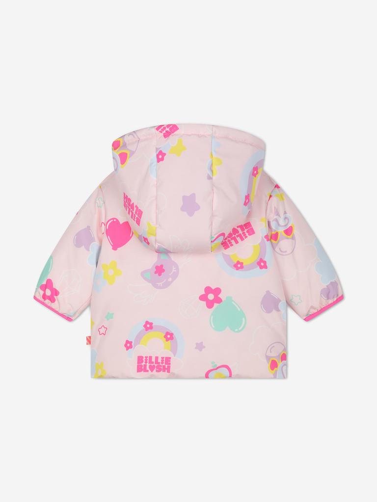 Billieblush Billieblush Baby Girls Magic Rainbow Puffer Jacket in Pink