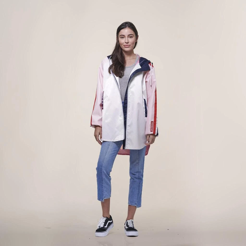 Members Only Women's Long Satin Twill Jacket 2