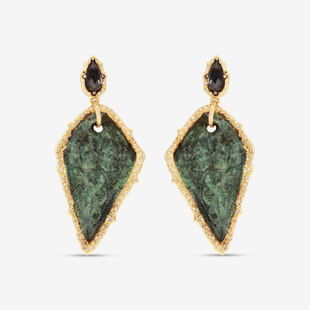 Armenta Armenta Sueno 18K Yellow Gold Diamond Drop Earrings 19850 2
