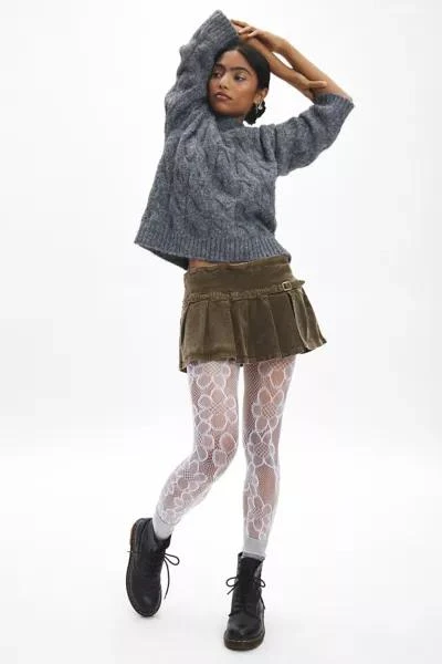 Urban Outfitters Floral Lace Tights 1