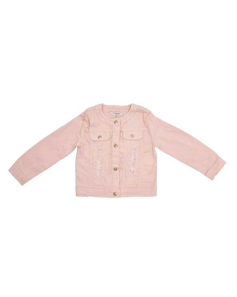 TWINSET TWINSET Kids Stretch Bull Distressed Jacket