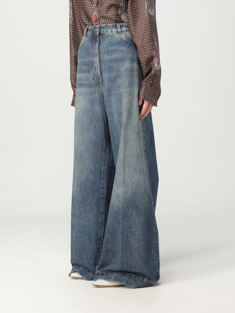 ETRO Etro jeans in denim with Pegasus embroidery 4