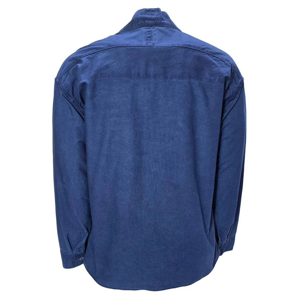 VisVim Lhamo Shirt in Blue Cotton 2